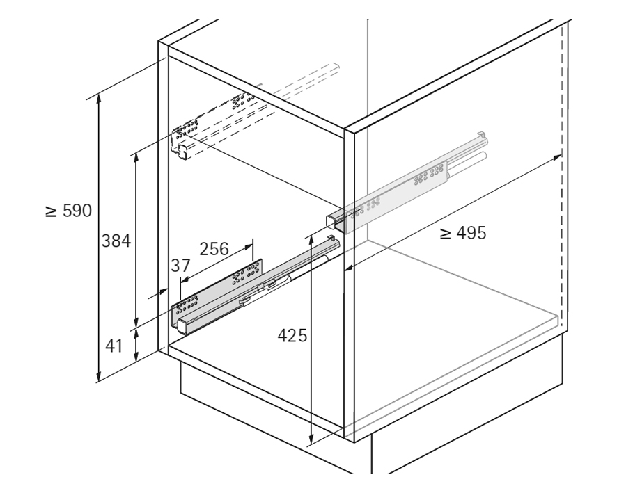 Elemento estraibile a 90°Cargo IQ plus 300, a 2 piani, per basi  
