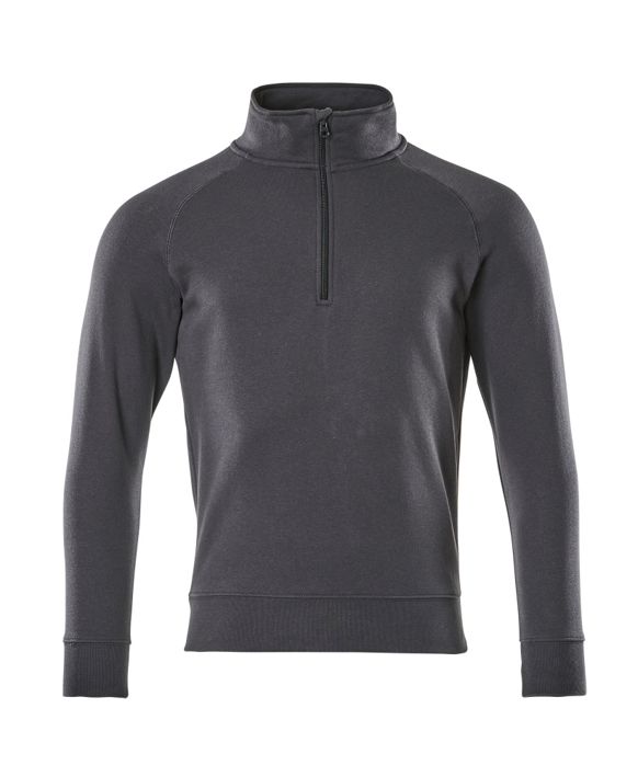 Felpa con mezza cerniera CROSSOVER blu navy scuro