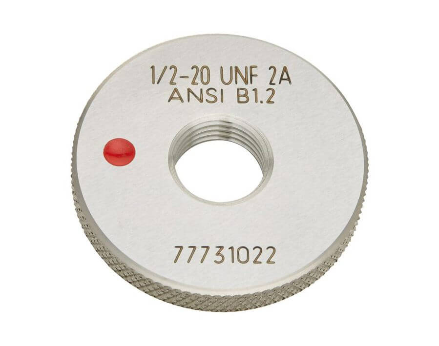 Gewindeausschusslehrring für UNF-Grobgewinde