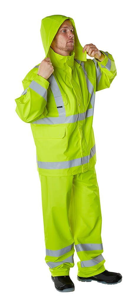 Pantaloni antipioggia SAFE AQUA hi-vis giallo