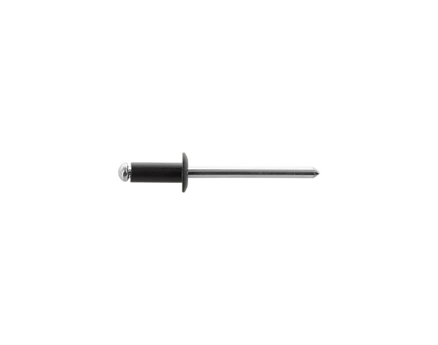 Rivetti testa cilindrica alluminio / acciaio TT marrone/grigio