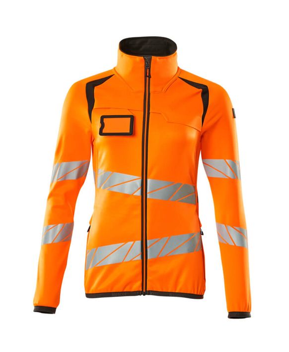Maglione in pile con chiusura lampo ACCELERATE SAFE hi-vis arancio/antracite scuro