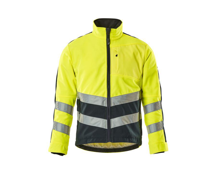 Giacca in pile SAFE SUPREME hi-vis giallo/blu navy scuro