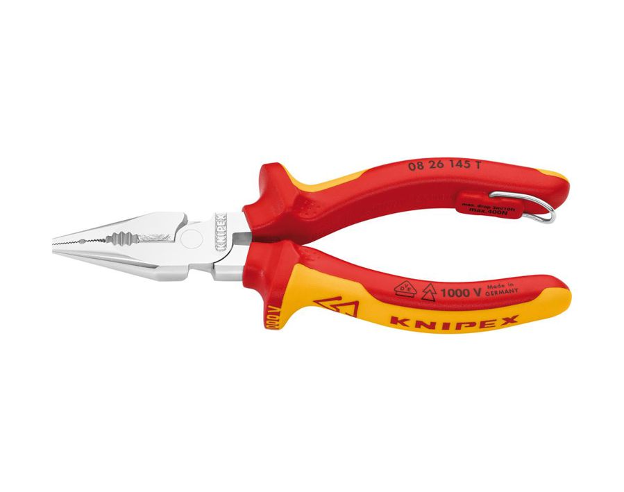 VDE-Spitz-Kombizange mit Befestigungsöse