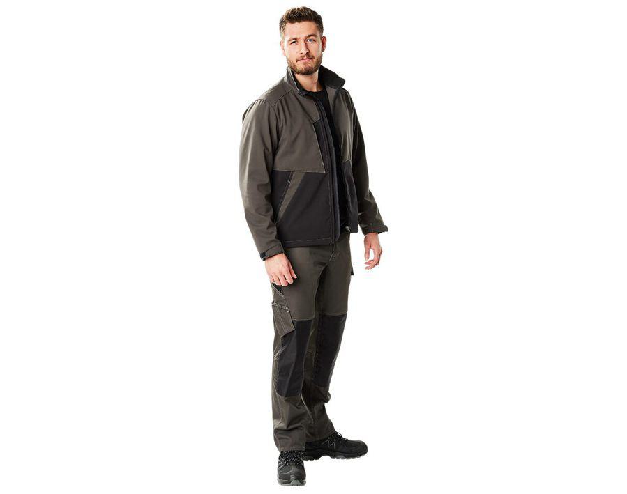 Pantaloni con tasche porta-ginocchiere LIGHT bianco/antracite scuro