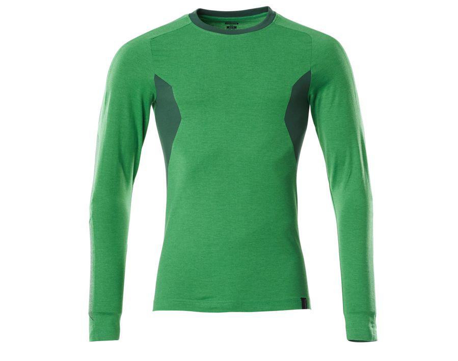 Maglietta, a maniche lunghe ACCELERATE verde prato/verde