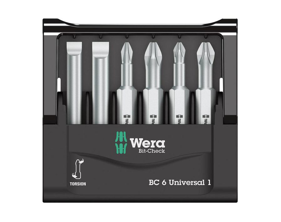 Bit-Sortiment Mini-Check, Schlitz/Kreuzschlitz PH/PZ