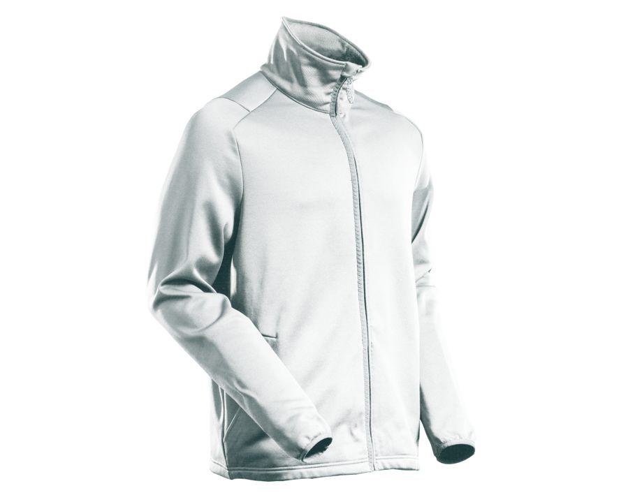 Maglione in pile con chiusura lampo CUSTOMIZED bianco