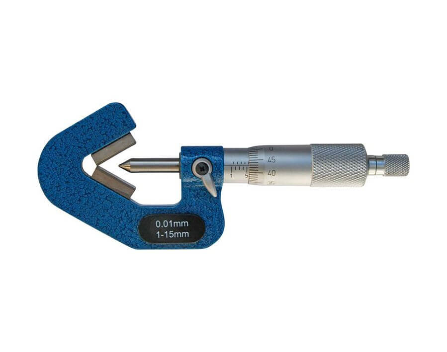 Bügelmessschraube mit Prismenamboss