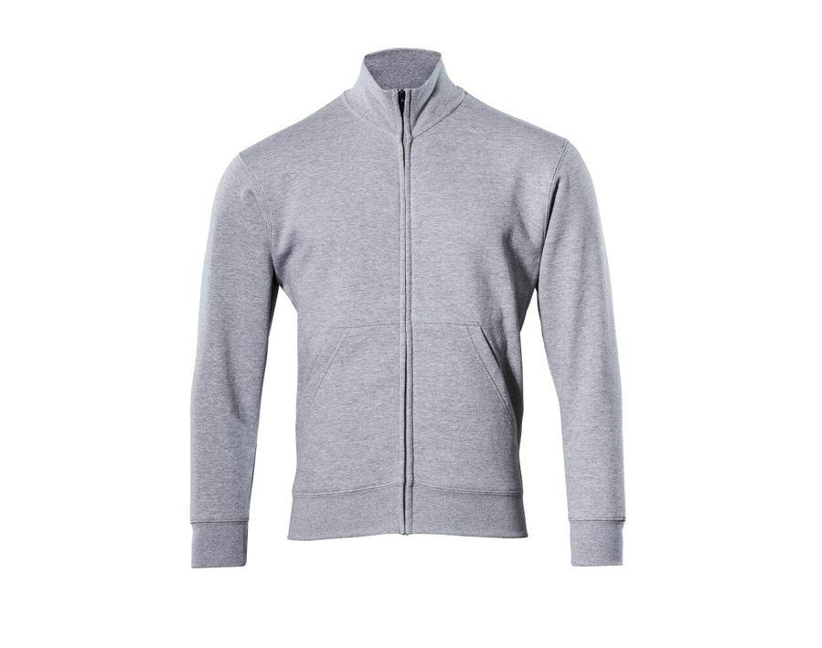 Felpa con chiusura lampo CROSSOVER grigio melange
