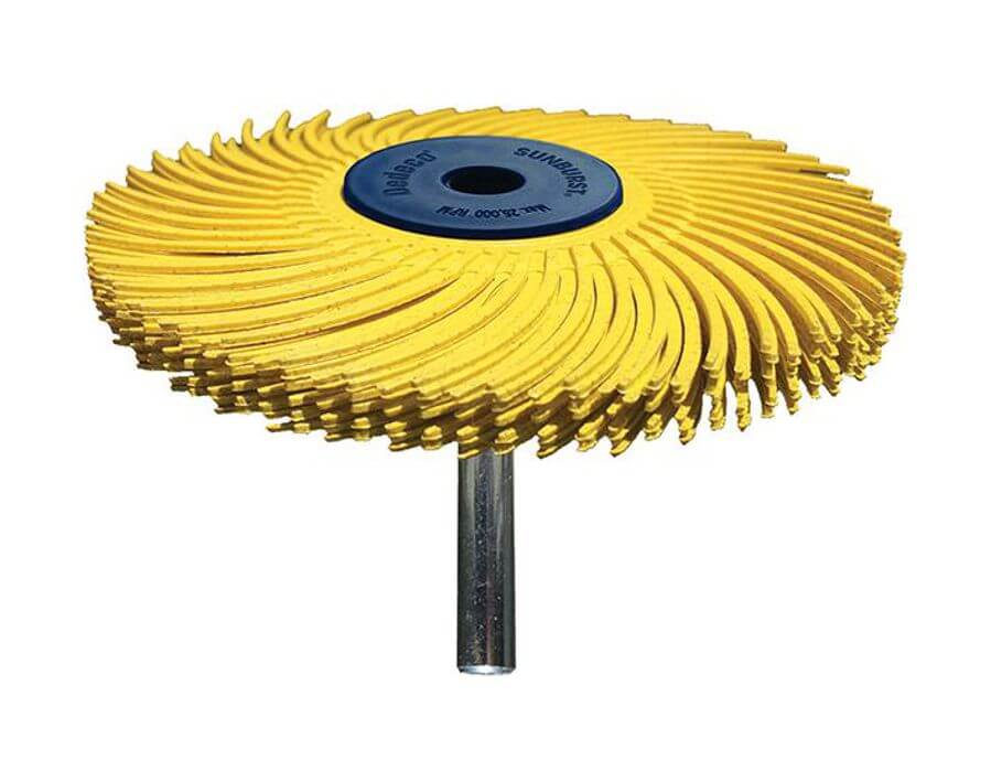Radialschleifbürste Sunburst mit Schaft