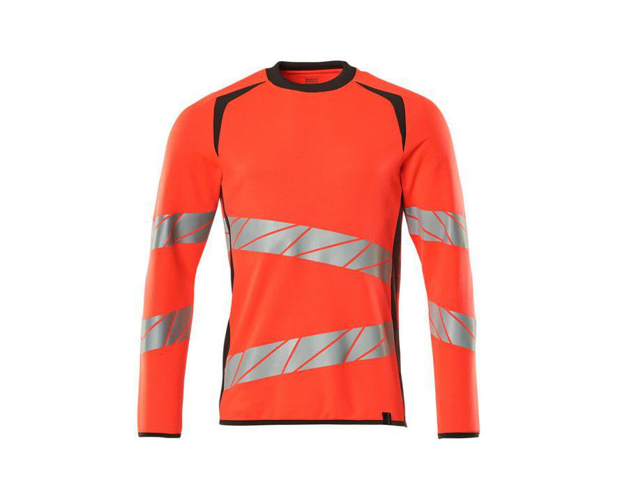 Felpa ACCELERATE SAFE hi-vis rosso/antracite scuro