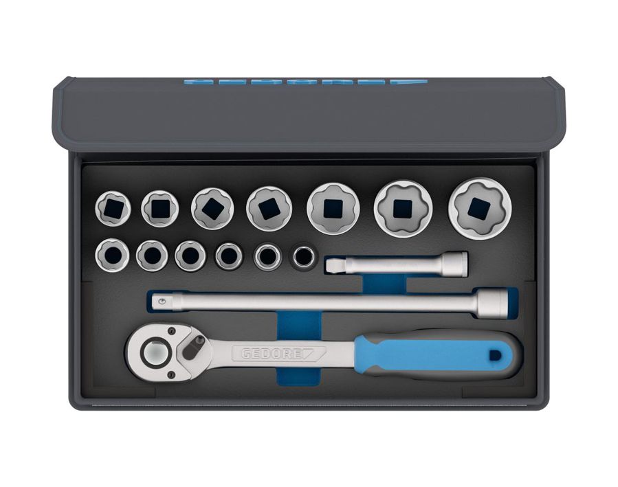 Steckschlüssel-Garnitur 1/2" C-Profil