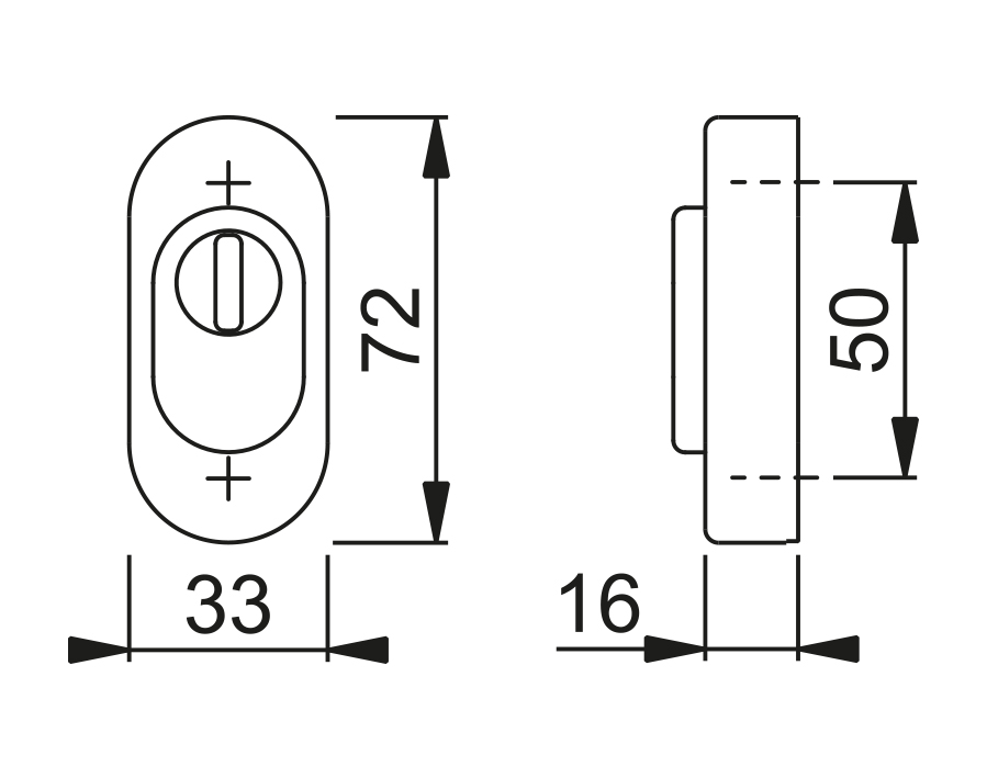 Bocchetta di sicurezza esterna 55S-ZA 