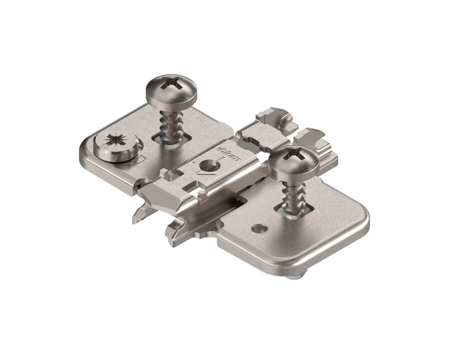 Piastrina di premontaggio a croce con eccentrico CLIP top