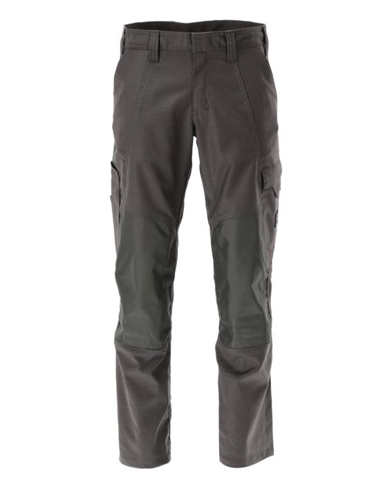 Pantaloni con tasche porta-ginocchiere ACCELERATE antracite scuro