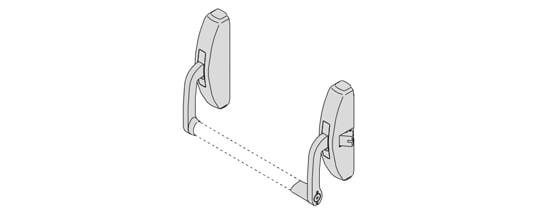 Maniglione antipanico Cisa Prestige