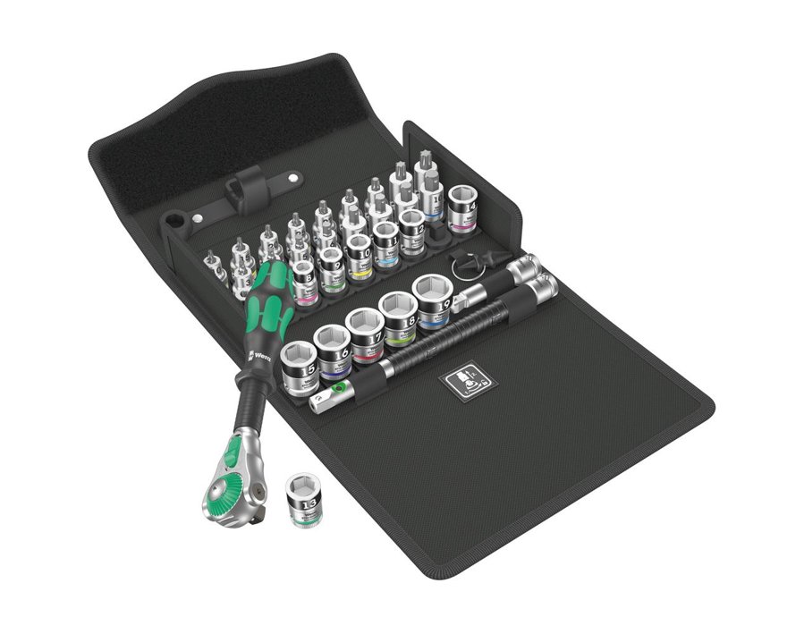 Sechskant-Steckschlüssel-Garnitur 3/8" All-in Zyklop Speed, 35-teilig