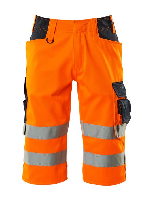 Bermuda SAFE SUPREME hi-vis arancio/blu navy scuro