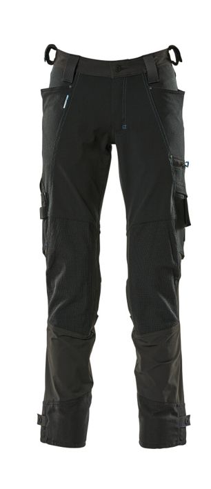 Pantaloni con tasche porta-ginocchiere ADVANCED nero