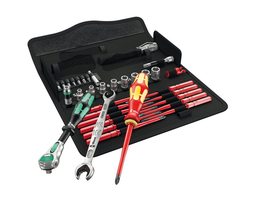 Werkzeugsatz Kraftform Kompakt W 1 für Wartung, 35-teilig