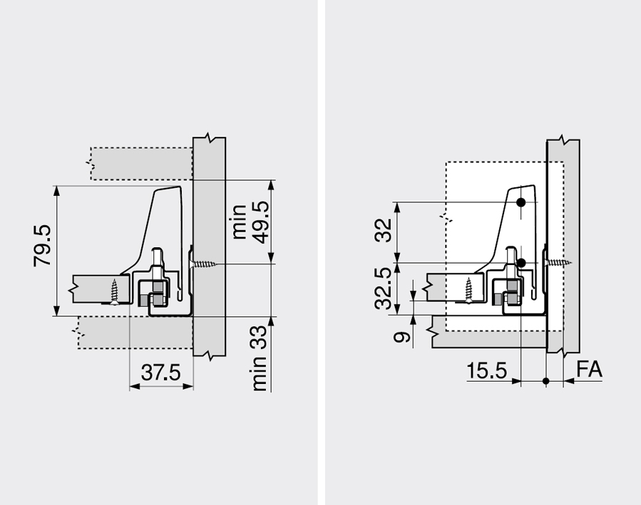 TANDEMBOX antaro bianco seta - altezza N 