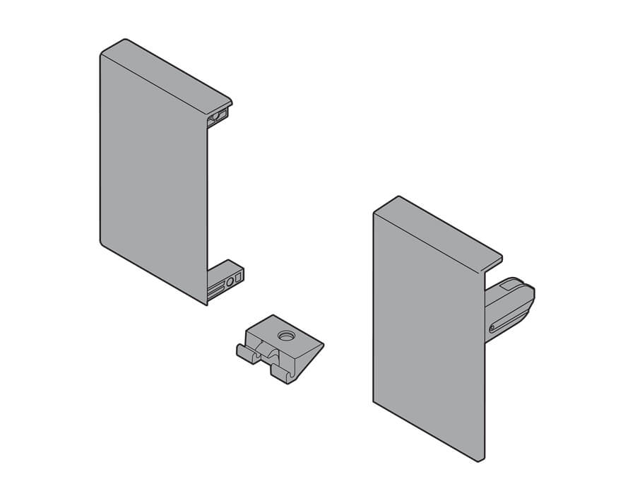 Supporto frontale sinistra/destra per cassetto interno altezza M TANDEMBOX antaro