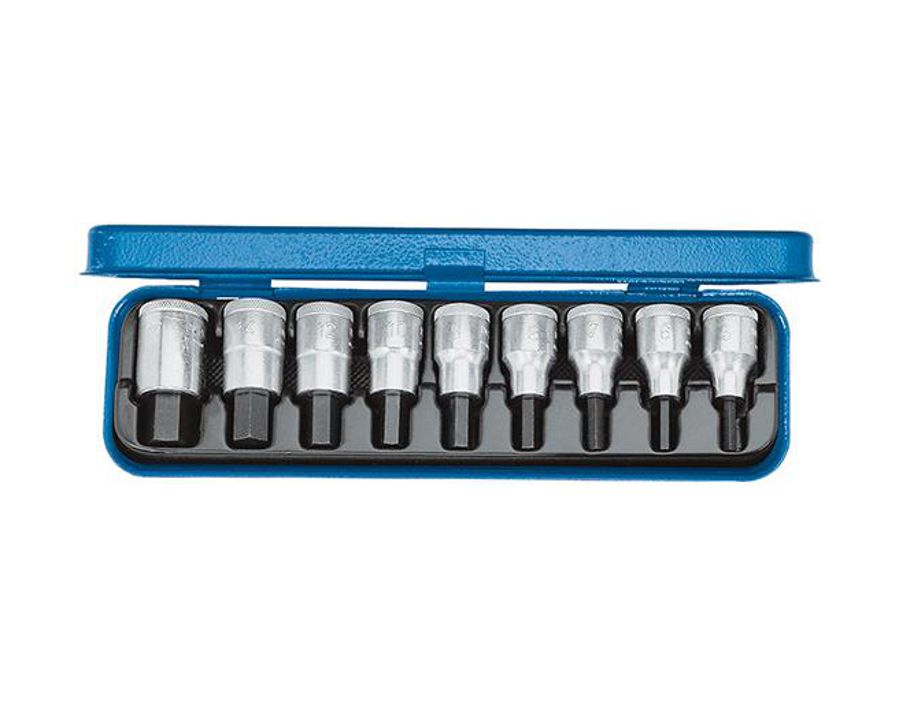 Schraubendreher-Einsatz-Garnitur 1/2" für Innensechskantschrauben