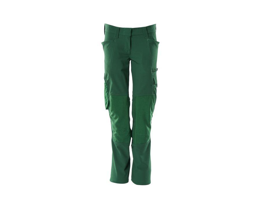 Pantaloni con tasche porta-ginocchiere ACCELERATE verde