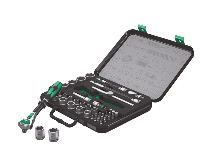 Sechskant-Steckschlüssel-Garnitur Zyklop Speed, 43-teilig