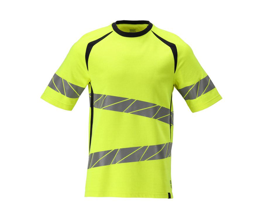 Maglietta ACCELERATE MULTISAFE hi-vis giallo/blu navy scuro