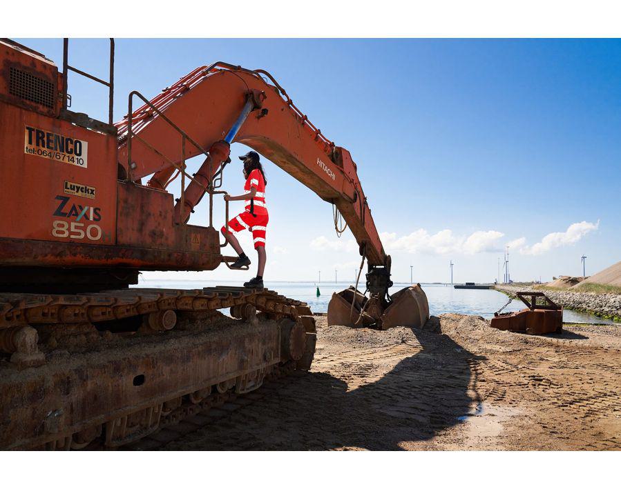 Bermuda ACCELERATE SAFE hi-vis arancio