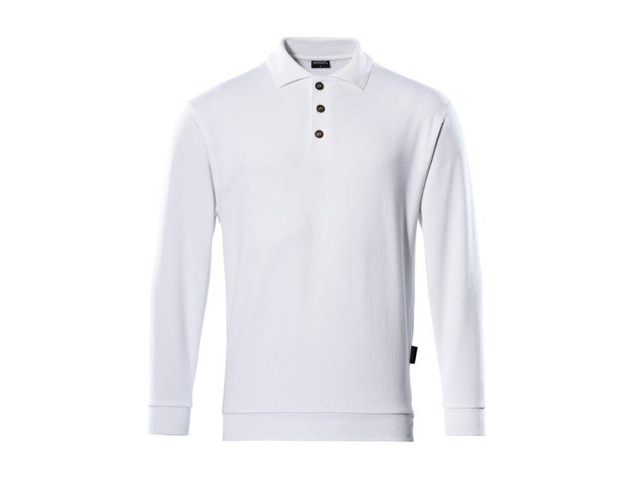 Polo Felpata CROSSOVER bianco