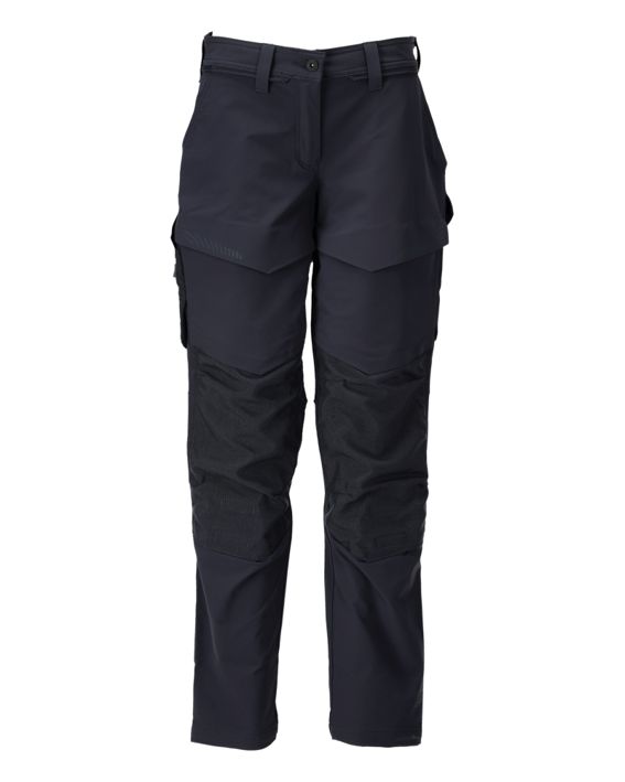 Pantaloni con tasche porta-ginocchiere CUSTOMIZED blu navy scuro