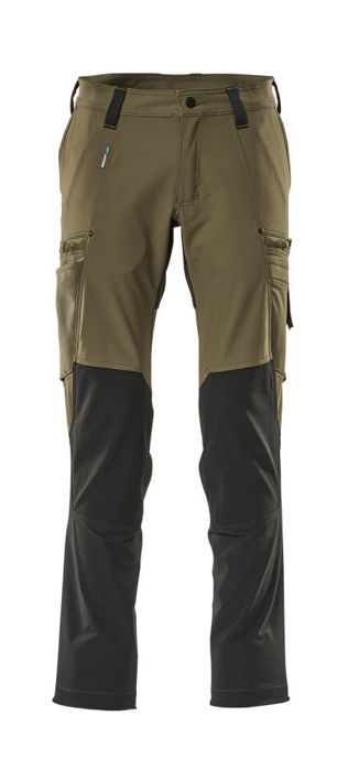 Pantaloni funzionali ADVANCED verde muschio/nero