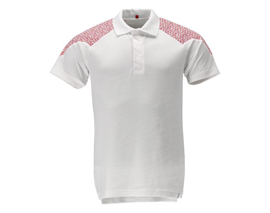 Polo FOOD & CARE bianco/rosso
