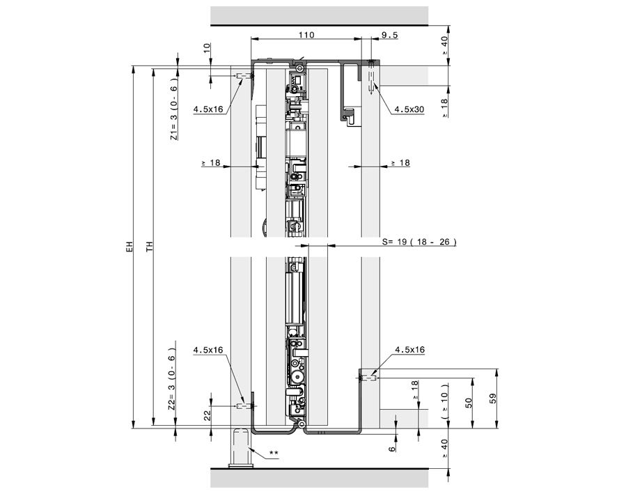 Hawa Folding Concepta III 25 Push, destra