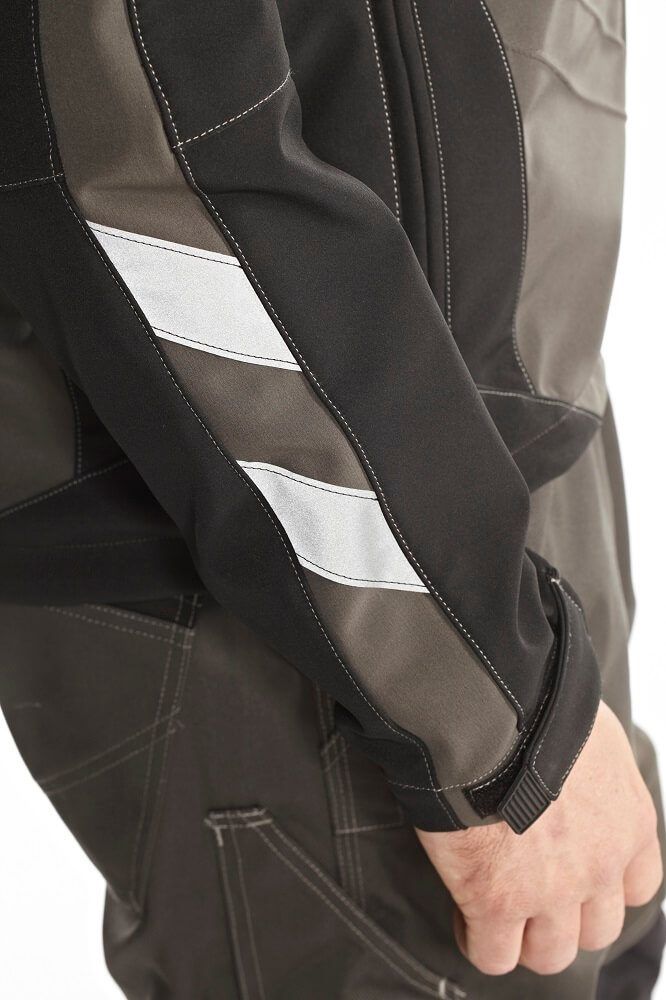Giacca Softshell UNIQUE bianco/antracite scuro