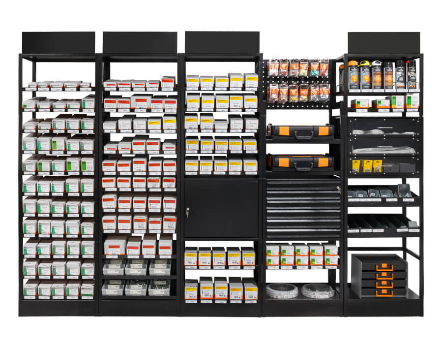 FlexiStore - Sistema di scaffalature modulari per soluzioni di magazzinaggio professionali FlexiStore - Sistema di scaffalature modulari per soluzioni di magazzinaggio professionali