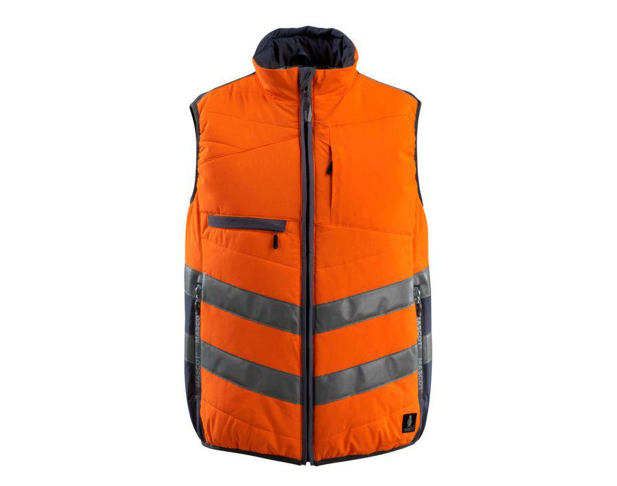 Gilet antifreddo SAFE SUPREME hi-vis arancio/blu navy scuro