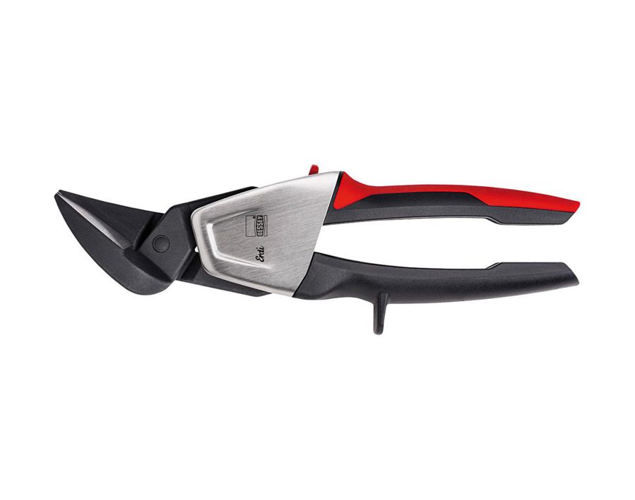 Ideal-Blechschere mit Hebelübersetzung und Mehrkomponenten-Griff, linksschneidend