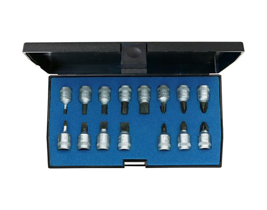 Schraubendreher-Einsatz-Garnitur 1/4"
