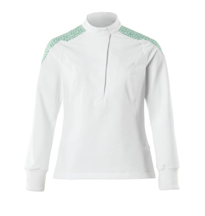 Casacca FOOD & CARE bianco/verde prato