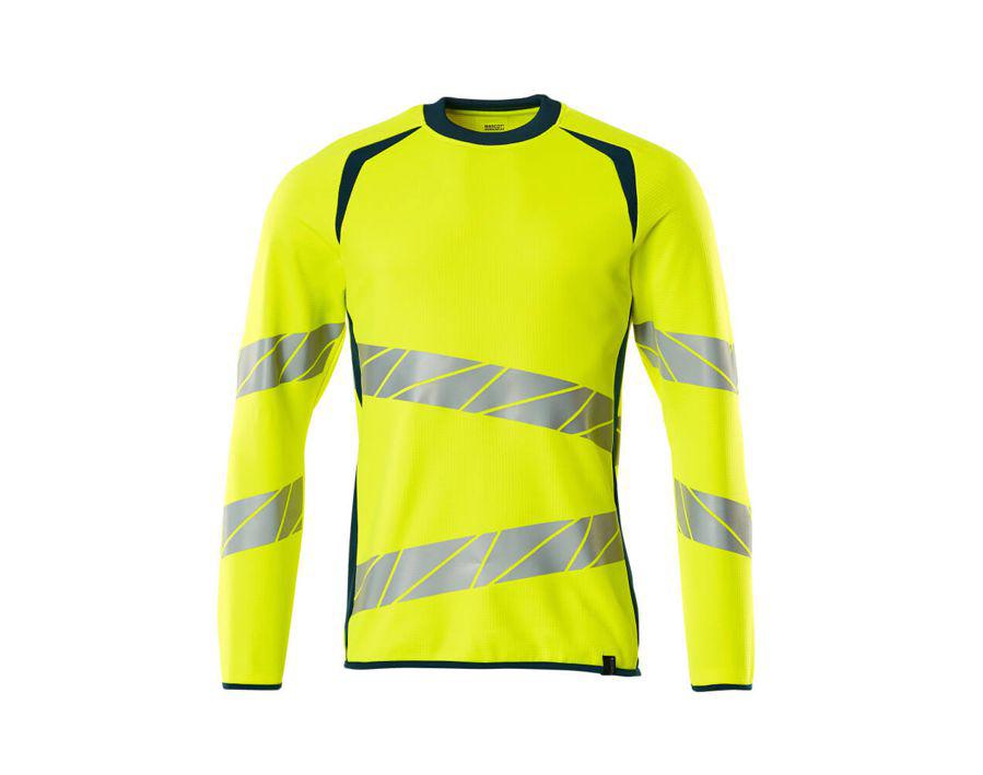 Felpa ACCELERATE SAFE hi-vis giallo/petrolio scuro