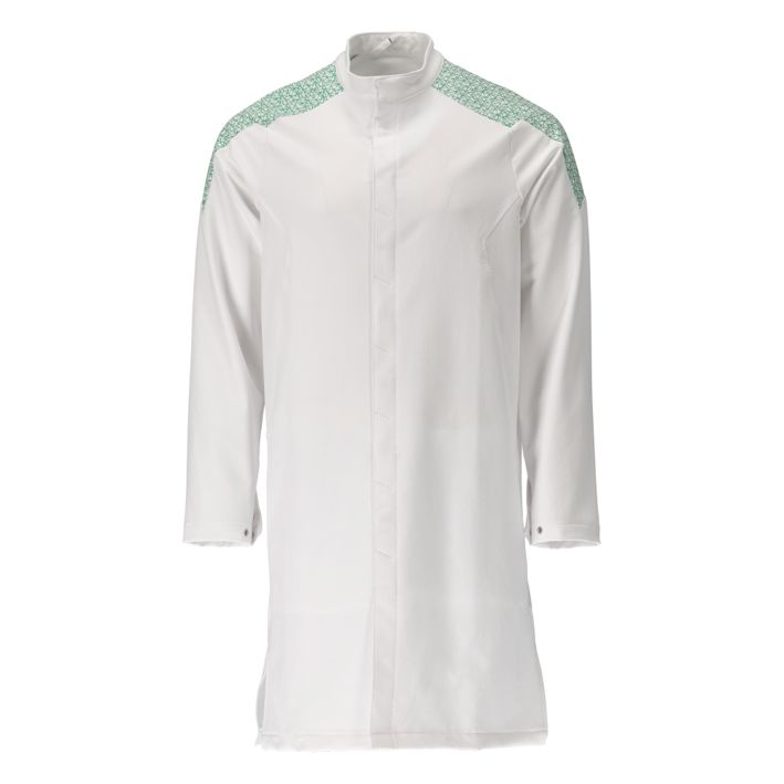 Camice da Magazzino FOOD & CARE bianco/verde prato
