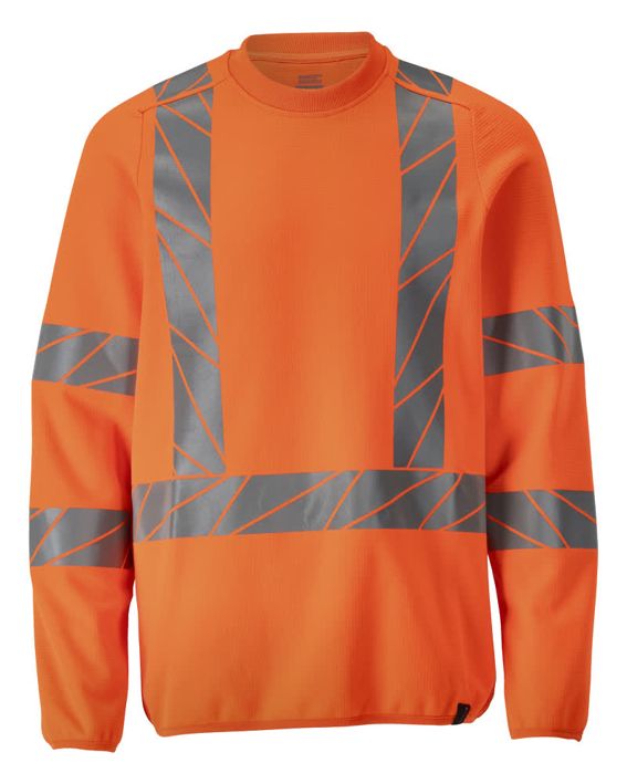 Felpa ACCELERATE SAFE hi-vis arancio