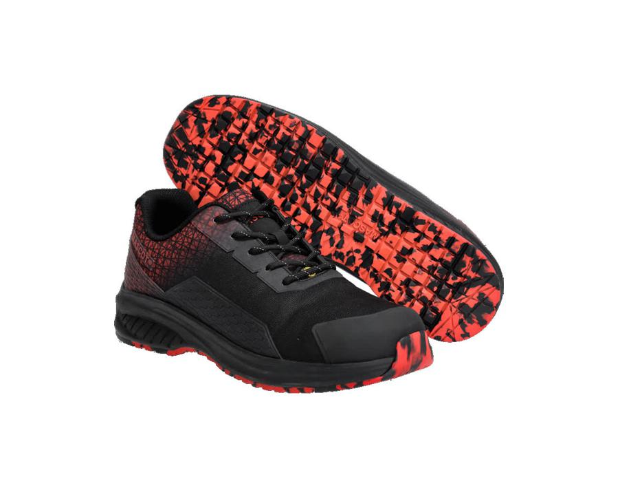 Scarpe antinfortunistiche FOOTWEAR ACCELERATE nero/rosso