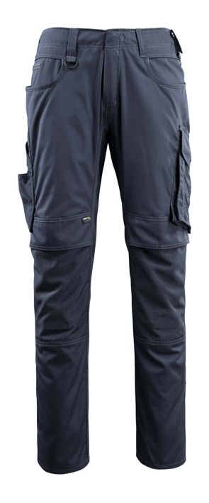 Pantaloni con tasche porta-ginocchiere UNIQUE blu navy scuro