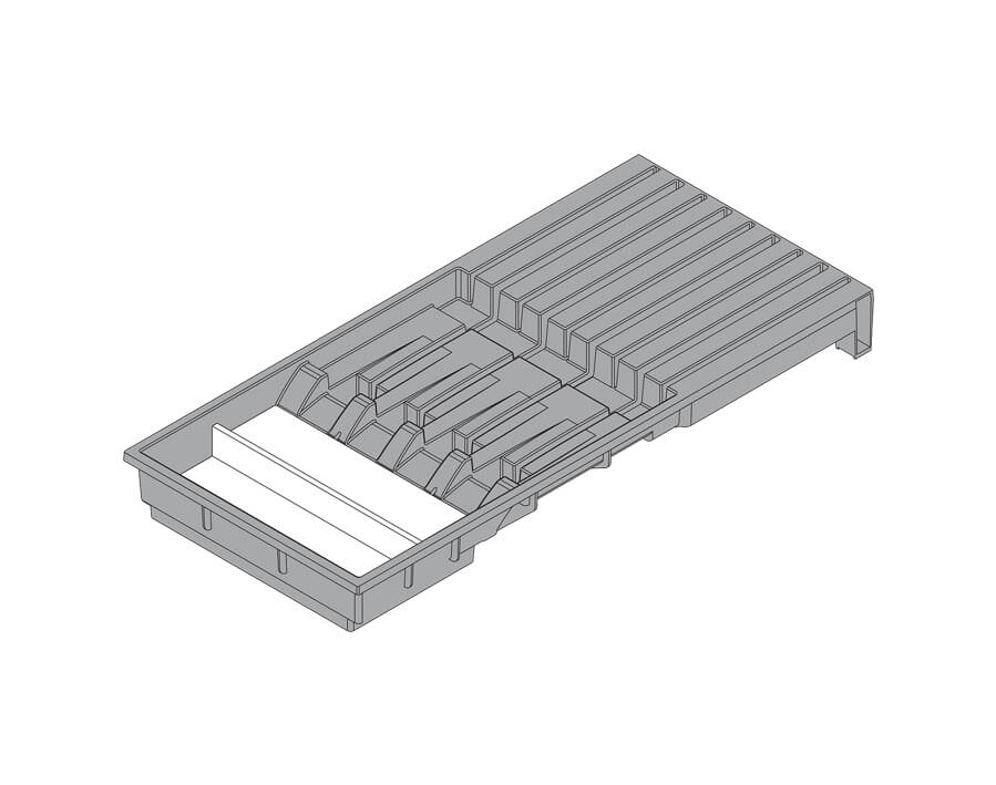 Portacoltelli AMBIA-LINE per cassetto e cassetto interno altezza M e K LEGRABOX e MERIVOBOX