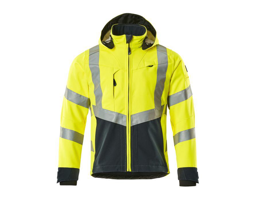 Giacca Softshell SAFE SUPREME hi-vis giallo/blu navy scuro